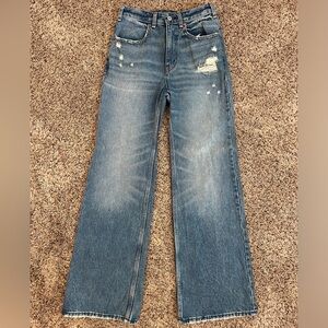Wideleg, high rise, Abercrombie Women’s jeans. Size 26.